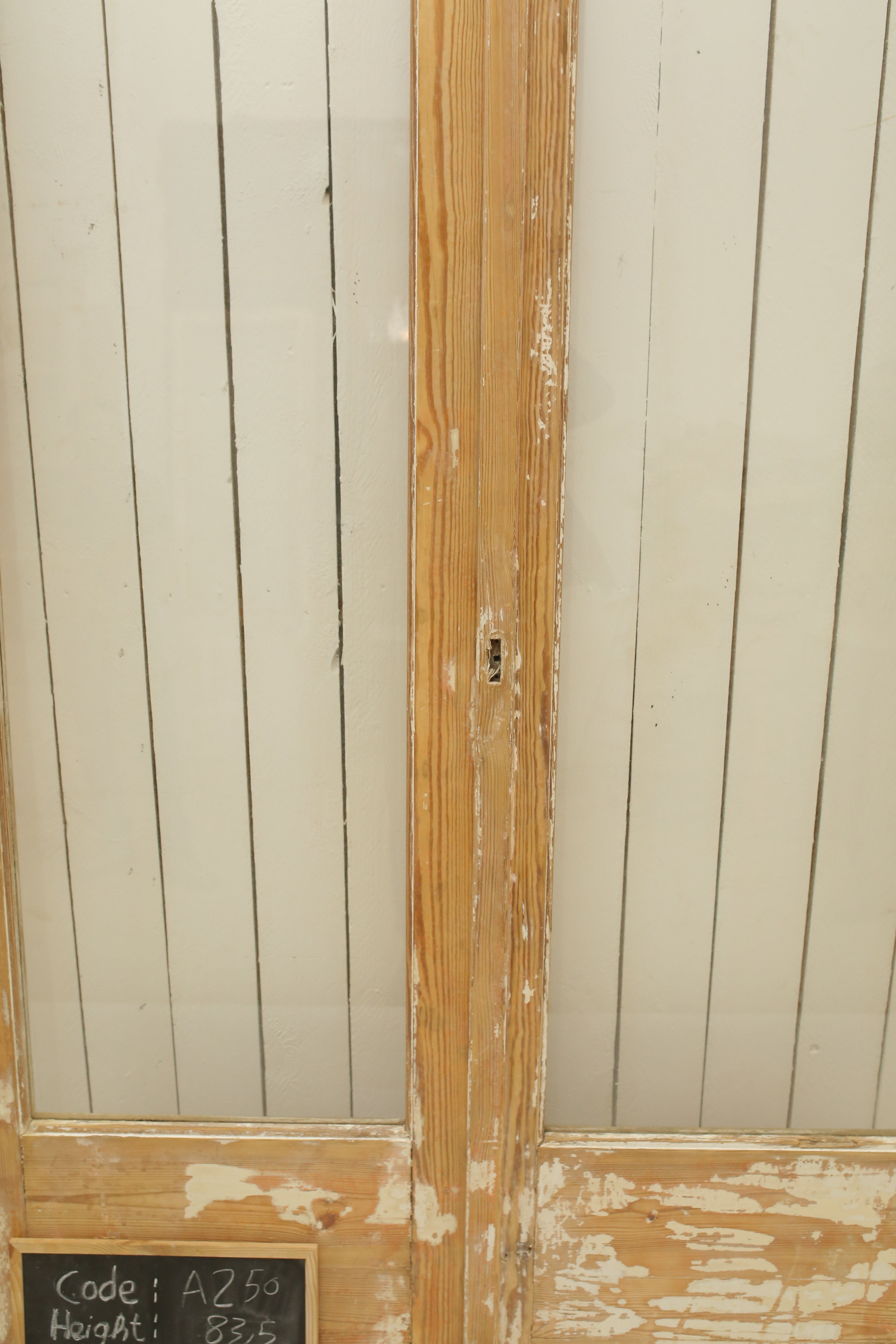 VINTAGE DBL FRENCH GLASS DOOR A250