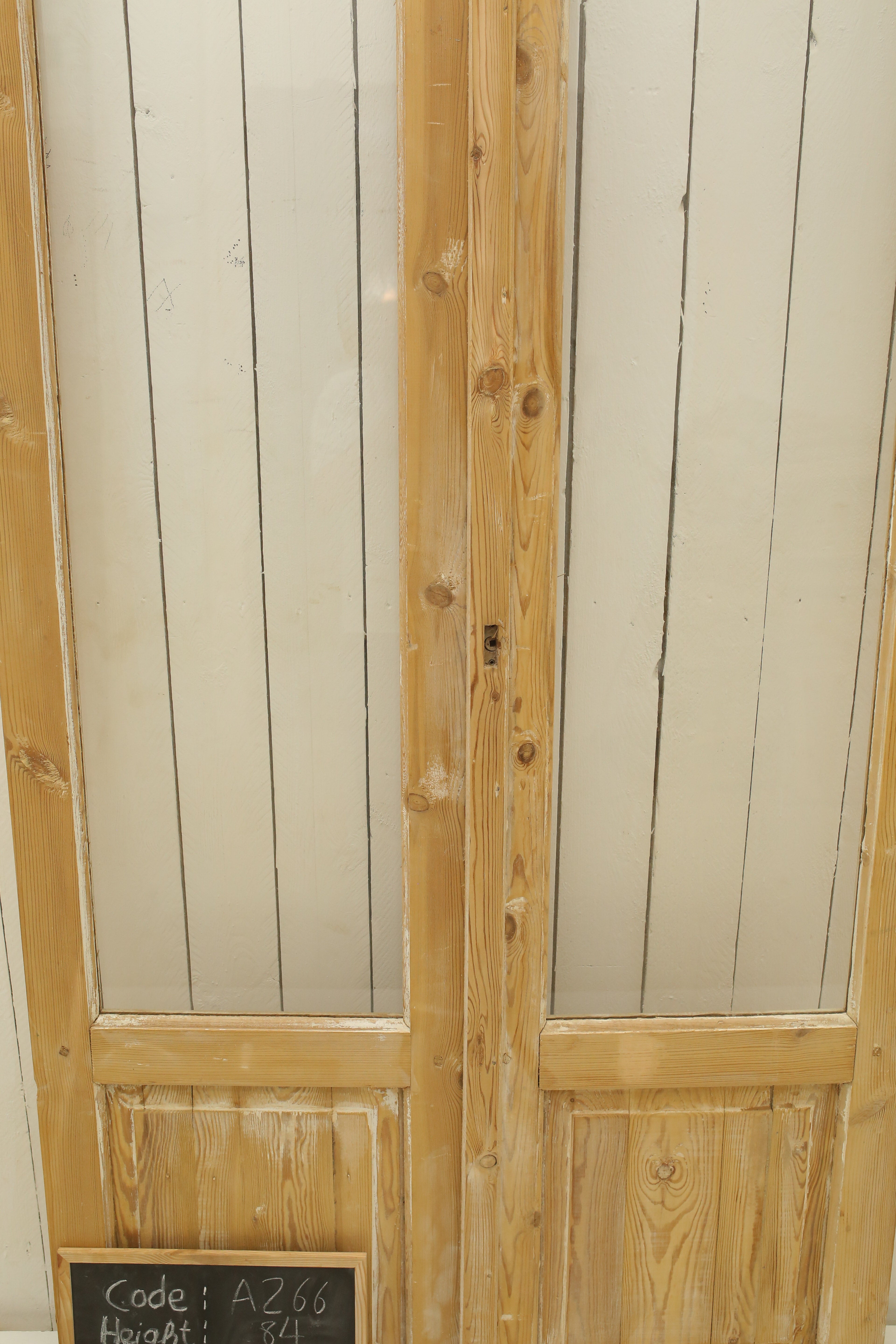 VINTAGE DBL FRENCH GLASS DOOR A266