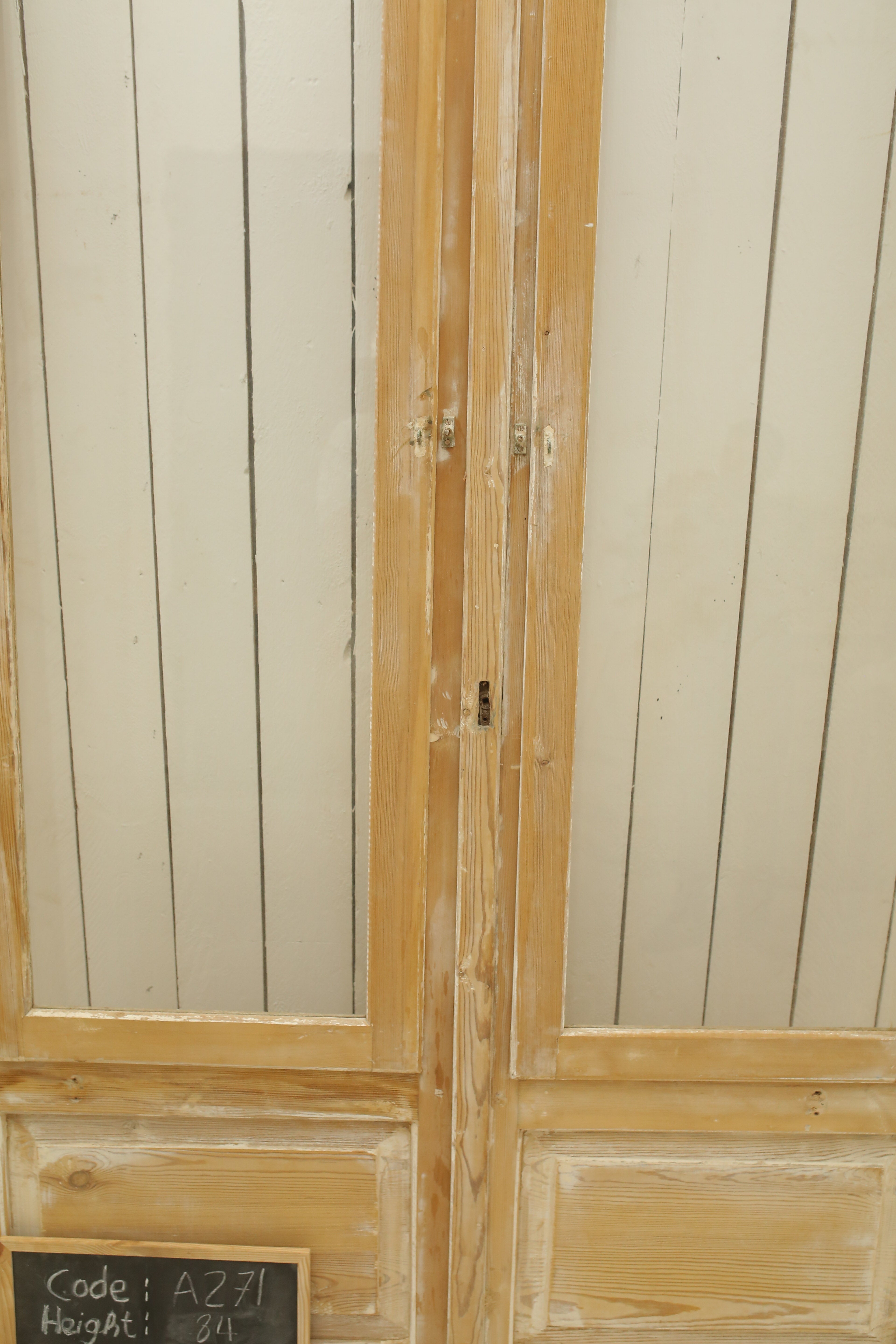 VINTAGE DBL FRENCH GLASS DOOR A271