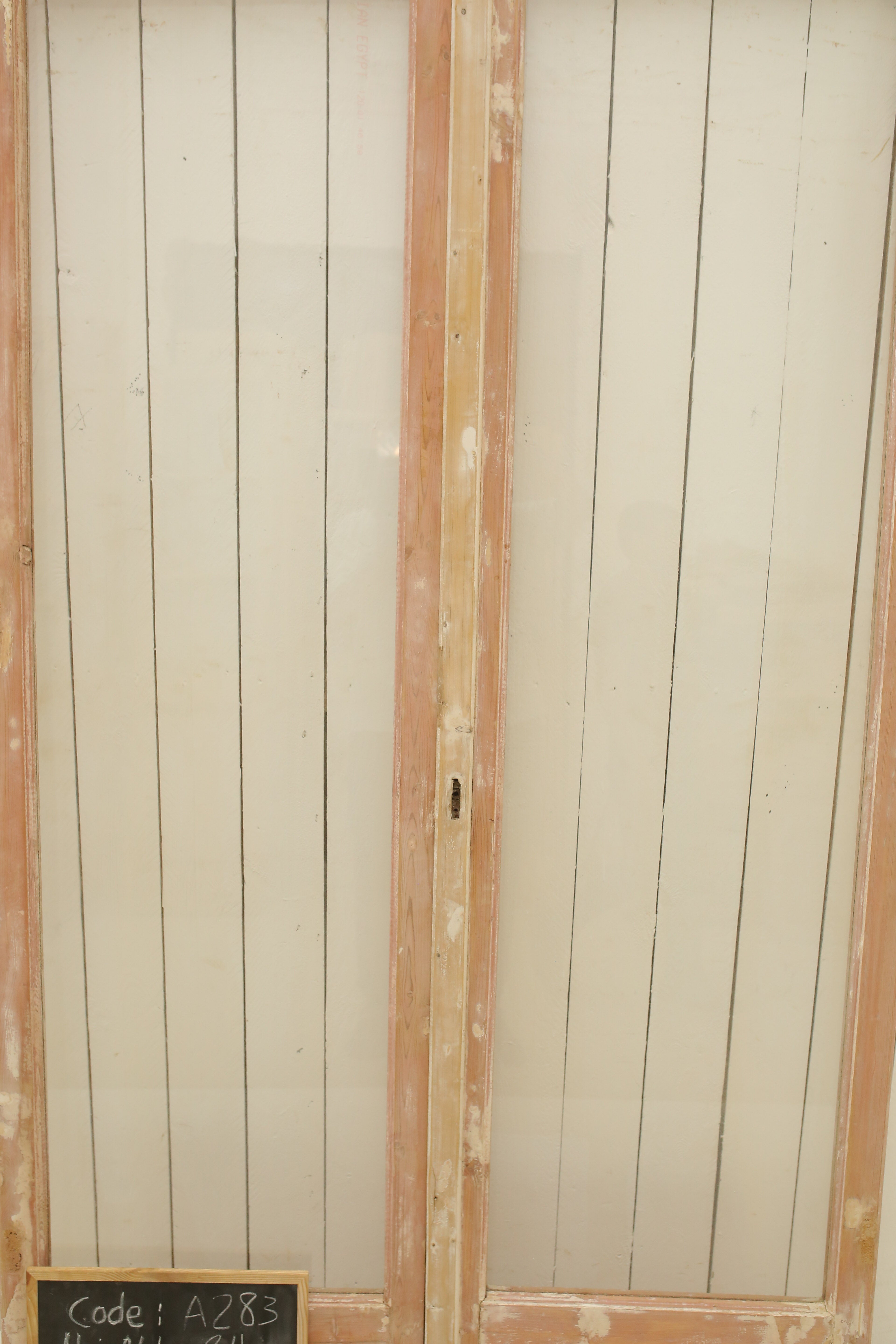 VINTAGE DBL FRENCH GLASS DOOR A283