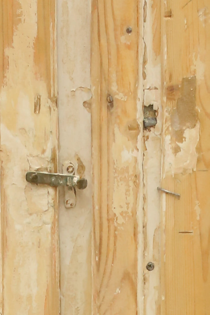 VINTAGE DBL FRENCH GLASS DOOR A317