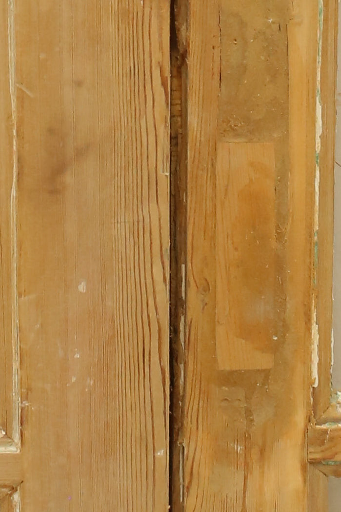 Vintage Double French Glass Doors – 84.5" H x 42.5" W – A360