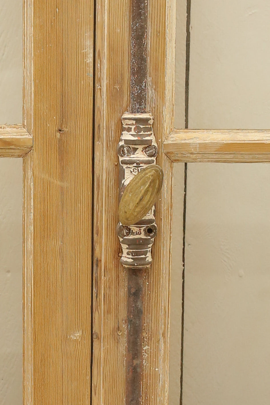 Vintage Double French Glass Doors – 93" H x 50" W – A368